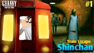 Granny 3 train escape 🙈 by Shinchan 😍 | Granny Game | granny 3 train escape #granny3