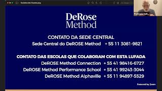 Aula para formação profissional com o Professor DeRose