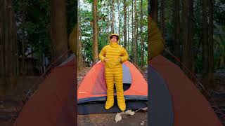 Hanya beberpa Detik untuk melepaskan Sleeping Bag Jumpsuit Greenforest #jumpsuit