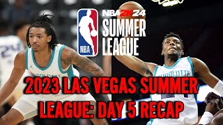 2023 NBA Summer League: Day 5 Recap & Highlights!