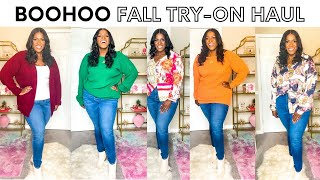 2021 BOOHOO FALL TRY-ON HAUL | MIDSIZE | PLUS SIZE | SIZE 14 | FASHIONABLY STYLISH