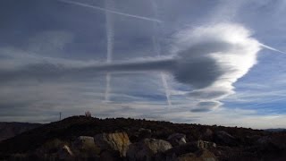 Beautiful Skies! Lenticular Clouds with Sun Dogs- Time Lapse