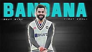 Virat kohli X Bandana 🤩 Beat Sync ✨ Attitude Status 😈 Shubh 🥶 Bandana Edit • @CEO_2.O