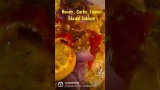 Honey, Garlic, Lemon Glazed Salmon( I do not own the rights to this music)