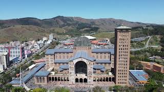 Santuário de Aparecida com drone 4k #aparecida #tvaparecida #maezinhadoceu #nossasenhoraaparecida