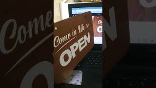 Open Closed board