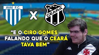 CASIMIRO REAGE A AVAÍ 2 X 0 CEARÁ PELO BRASILEIRÃO 2022