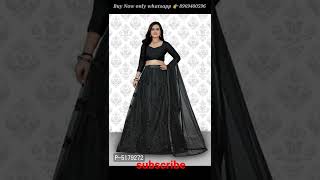 Trendy Satin Embroidered Semi Stitched Lehenga