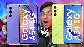 Samsung A34 5G vs Samsung A54 5G Full Comparison | A34 vs A54 which one Best?