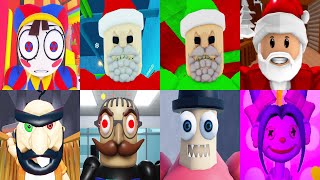 [CHRISTMAS] Platformer Obby! DIGITAL CIRCUS BARRY,CHRISTMAS BARRY,ESCAPE EVIL DOLL,MR WIGGLES SCHOOL