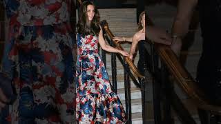 Catherine DAZZLES In Floral McQueen Gown At London Museum As William Can't Stop Loving Her