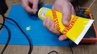 Testing of Metallex warmestop heat protection paste