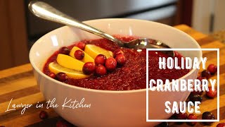 Holiday Cranberry Sauce