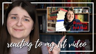 REACTING TO MY 1ST VIDEO! // my 1 year Booktube anniversary 🥳