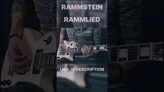 Rammstein - Rammlied - Guitar cover - #shorts