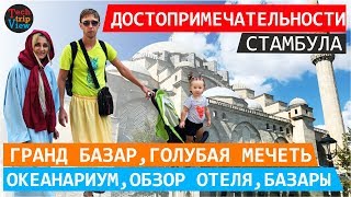 Что посмотреть в Стамбуле. Турция. Океанариум. Голубая мечеть. Сулеймания. Гранд Базар. Отель.