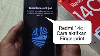 Cara menambahkan sidik jari di hp Redmi 14c terbaru 2024