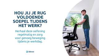 Maand van de Ergonomie - Hou jij je rug voldoende soepel tijdens het werk? | IDEWE