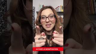 MONÉTISATION YOUTUBE : n'oublie pas de faire ça! #shorts