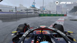 Wet Monaco hotlap but on slicks…