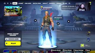 Fortnite livestream with subscribers