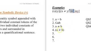 4.12c Quantificational Symbolization 12: The Mechancis of Identity