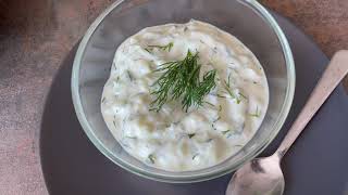 Tradičné grécke tzatziki, RECEPT originál