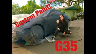 Custom Painting My Sisters G35 Ep.1