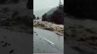 Kullu#Manali#road# situation after and before#😱😱😱  viral videos#road# #himachaldisaster #landslide