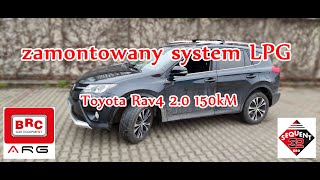 Toyota Rav4 2.0 150kM montaż gazu BRC od ARG Auto Gaz Łódź