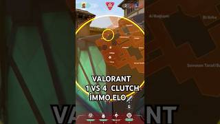 VALORANT YÜKSEK ELO 1 VS 4 CLUTCH! #gaming #trending #keşfet #viralvideo #fyp #gameplay