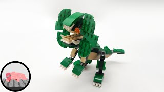 Build a LEGO Dinosaur - Dilophosaurus (31058 Alternative Build)