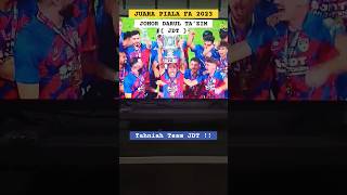 Juara Piala FA 2023 - Johor Darul Ta'zim #shorts #pialafa2023 #bolasepak #jdt #tmj #champion