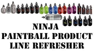 Ninja Paintball Product Line Refresher