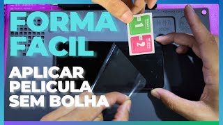 como colocar película 3D, 9D sem deixar bolhas