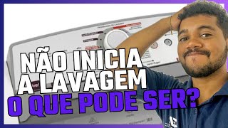 MÁQUINA DE LAVAR BRASTEMP BWL11 NÃO INICIA A LAVAGEM, SO FICA PISCANDO