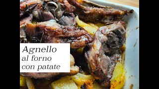 Agnello al forno con patate speziate