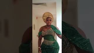 Bisola Aiyeola glammed for Sharon Ooja's traditional wedding ❤️ #LoveUnitesUS24 #sharonooja #trend