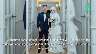 Inspirasi Gaun Pengantin Muslimah Dengan Hijab Anggun