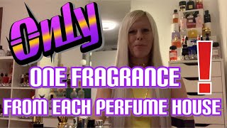 ONLY 1 FRAGRANCE FROM EACH PERFUME HOUSE⭐️My favorite ones ❤️Massive Perfume Haul and Review⭐️