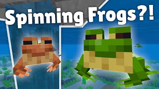 Minecraft Spinning Frog Glitch! 1.19 Wild Update!