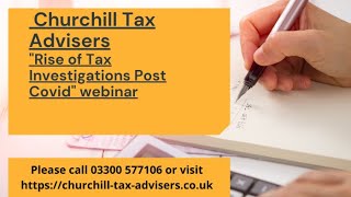 “Rise of Tax Investigations Post Covid” 9th March at 12pm