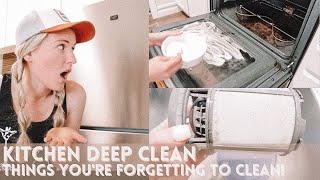 *NEW* KITCHEN DEEP CLEAN 2021/ THINGS YOU'RE FORGETTING TO CLEAN/ OVEN DEEP CLEAN/ GARBAGE DISPOSAL