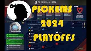 PGL COPENHAGEN PickEMs PLAYOFFS 2024 by fREShCS #pglmajor #pickems