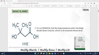 Tiens Calcium HMB training by Dr Anurag