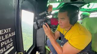 SOBREVOLANDO LA SELVA DEL DARIÉN. Desde el aire se ven cientos de migrantes cruzando