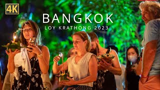 Thailand Loy Krathong Festival 2023 in Bangkok