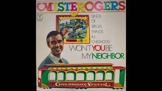 MISTER ROGERS WON'T YOU BE MY NEIGHBOR RECORD LP