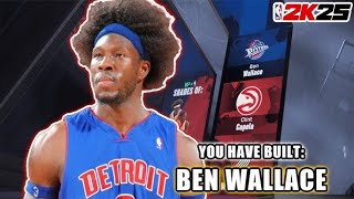 NBA 2K25 BEN WALLACE BUILD IS A DOUBLE DOUBLE MACHINE 💯