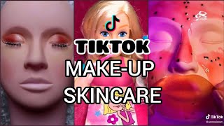 ASMR 💄 Makeup & Skincare on Mannequin / Barbie ♡ TIKTOK Compilation